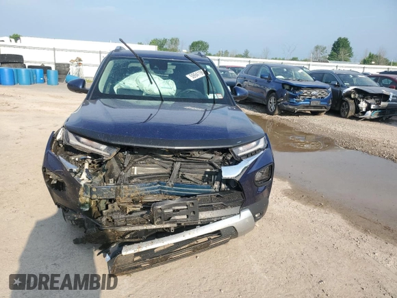 2022 Chevrolet TrailBlazer LT with VIN KL79MPS27NB006017, listed as a Copart auction lot 59941984 with 37,844 mi miles and Salvage Title. Bid and sale history available at DreamBid. Image 5.