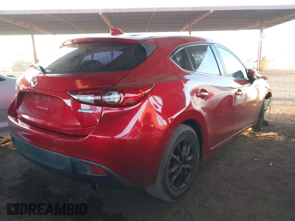 2014 Mazda 3 i Grand Touring with VIN JM1BM1M75E1102762, listed as a IAAI auction lot 41153455 with 179,739 mi miles and . Bid and sale history available at DreamBid. Image 4.