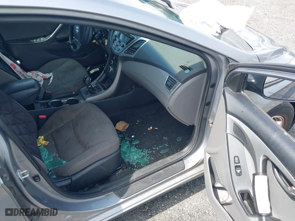 2015 Hyundai Elantra Limited with VIN KMHDH4AE2FU329517, listed as a IAAI auction lot 41951396 with 193,600 mi miles. Bid and sale history available at carsss.com. Image 5.