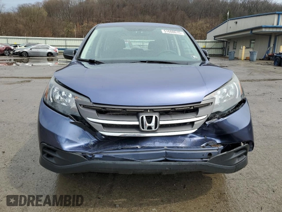 2014 Honda CR-V LX with VIN 2HKRM4H34EH671750, listed as a Copart auction lot 51608615 with 61,897 mi miles and Salvage Title. Bid and sale history available at carsss.com. Image 5.