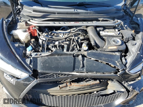 2015 Hyundai Veloster Turbo with VIN KMHTC6AE3FU241078, listed as a Copart auction lot 87422864 with Not provided miles and Salvage title. Bid and sale history available at DreamBid. Image 11.