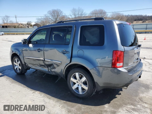 2013 Honda Pilot Touring with VIN 5FNYF3H95DB018703, listed as a Copart auction lot 48370535 with 134,491 mi miles and Salvage Title. Bid and sale history available at DreamBid. Image 2.