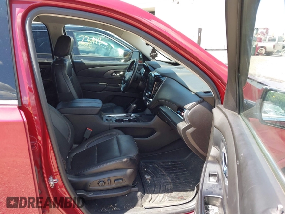 2018 Chevrolet Traverse Premier with VIN 1GNERKKW6JJ173579, listed as a IAAI auction lot 39725683 with 63,682 mi miles. Bid and sale history available at carsss.com. Image 5.