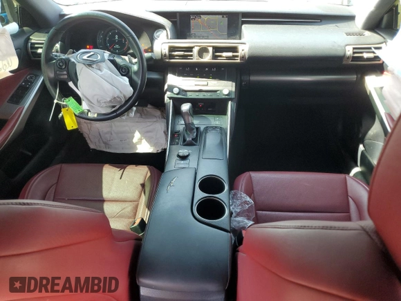 2015 Lexus IS 350 with VIN JTHBE1D27F5021501, listed as a Copart auction lot 61667725 with 140,034 mi miles and Salvage title. Bid and sale history available at DreamBid. Image 8.