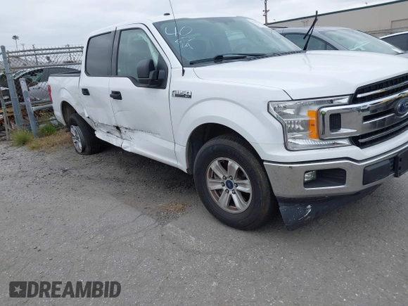 2018 Ford F-150 XL with VIN 1FTEW1C57JKD25820, listed as a IAAI auction lot 41848798 with 116,109 mi miles. Bid and sale history available at carsss.com. Image 1.