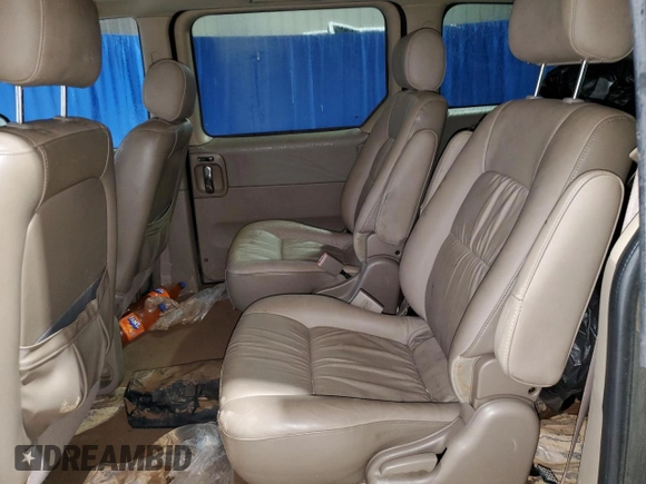 2003 Kia Sedona LX with VIN KNDUP131036440504, listed as a Copart auction lot 45048015 with 75,507 mi miles and Salvage Title. Bid and sale history available at carsss.com. Image 12.