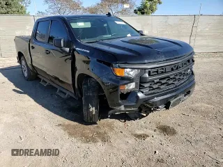 2023 Chevrolet Silverado 1500 Custom with VIN 3GCPDBEK1PG114913, listed as a Copart auction lot 45879175 with Not Provided miles and Salvage Title. Bid and sale history available at DreamBid. Image 10.