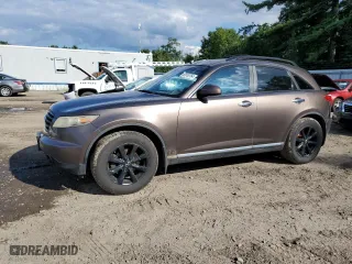 2008 Infiniti FX35 with VIN JNRAS08W08X205439, listed as a Copart auction lot 68910754 with 198,007 mi miles and Salvage Title. Bid and sale history available at carsss.com. Image 1.