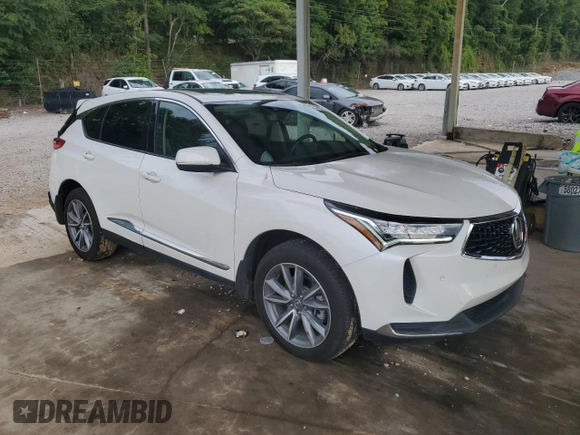 2022 Acura RDX Technology with VIN 5J8TC1H54NL007390, listed as a Copart auction lot 66625625 with 20,214 mi miles and Salvage title. Bid and sale history available at DreamBid. Image 4.
