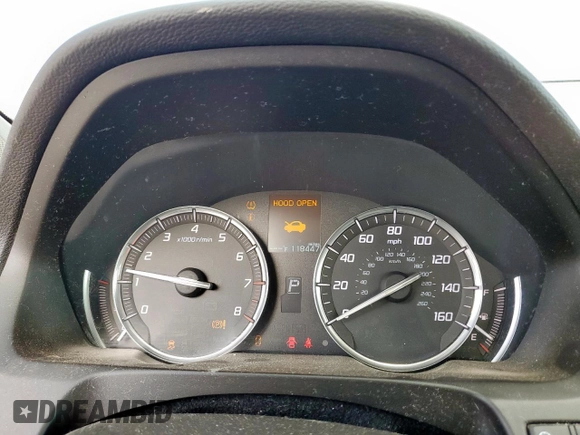 2016 Acura TLX z VIN 19UUB1F38GA005889, wystawiony jako Copart lot #58814845 z przebiegiem 118 447 mil mil oraz Szkoda całkowita • Salvage title. Historia ofert i sprzedaży dostępna na DreamBid. Obrazek 9.