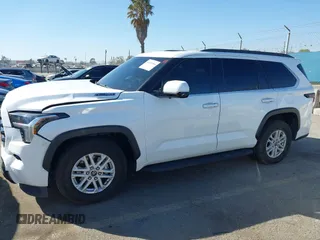 2023 Toyota Sequoia SR5 with VIN 7SVAAABA1PX004224, listed as a IAAI auction lot 41653564 with 55,132 mi miles. Bid and sale history available at carsss.com. Image 14.