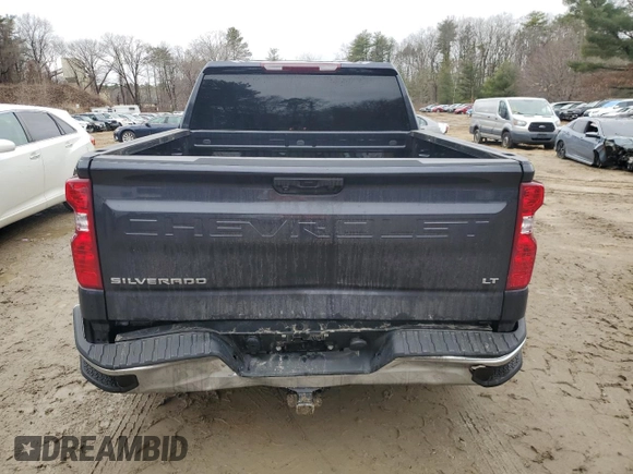 2022 Chevrolet Silverado 1500 LT with VIN 1GCUDDED2NZ537092, listed as a Copart auction lot 49400215 with 47,184 mi miles and Salvage Title. Bid and sale history available at DreamBid. Image 6.