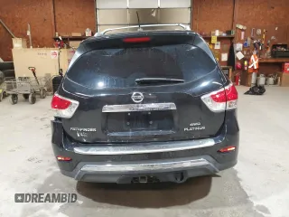2014 Nissan Pathfinder Platinum z VIN 5N1AR2MMXEC709734, wystawiony jako Copart lot #58341565 z przebiegiem 172 455 mil mil oraz Szkoda całkowita • Salvage title. Historia ofert i sprzedaży dostępna na DreamBid. Obrazek 6.