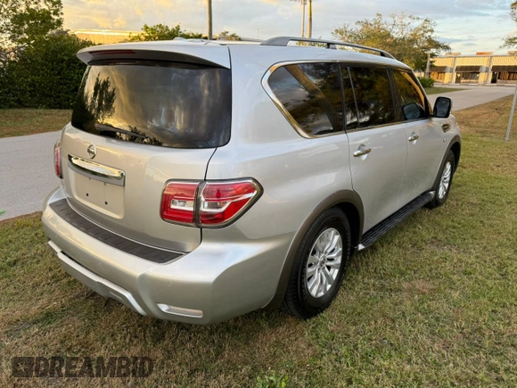 2018 Nissan Armada SV with VIN JN8AY2NC7J9551314, listed as a Copart auction lot 46188475 with 134,633 mi miles and Clean Title. Bid and sale history available at carsss.com. Image 4.