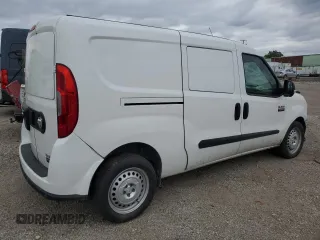 2022 Ram ProMaster City Cargo Tradesman with VIN ZFBHRFAB8N6X44254, listed as a Copart auction lot 76061744 with 91,927 mi miles and Salvage Title. Bid and sale history available at DreamBid. Image 3.
