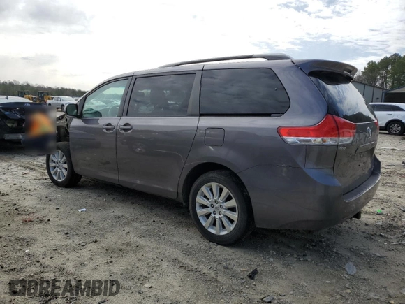 2014 Toyota Sienna LE with VIN 5TDJK3DC5ES093753, listed as a Copart auction lot 47452575 with 124,942 mi miles and Salvage Title. Bid and sale history available at DreamBid. Image 2.