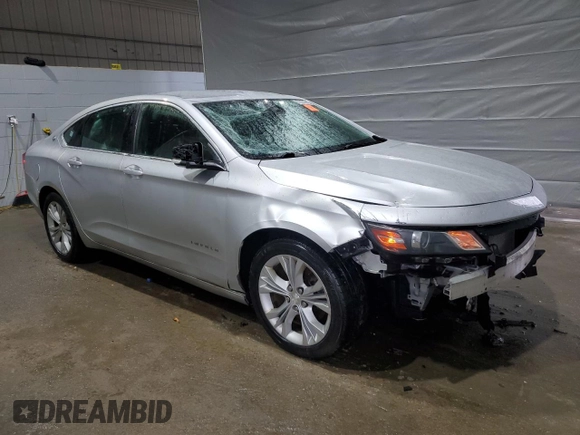 2014 Chevrolet Impala LT with VIN 2G1125S30E9105338, listed as a Copart auction lot 47850585 with 96,366 mi miles and Salvage Title. Bid and sale history available at DreamBid. Image 4.