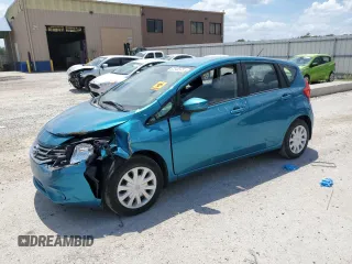2015 Nissan Note S with VIN 3N1CE2CP8FL369285, listed as a Copart auction lot 62345535 with 78,980 mi miles and Salvage title. Bid and sale history available at DreamBid. Image 1.