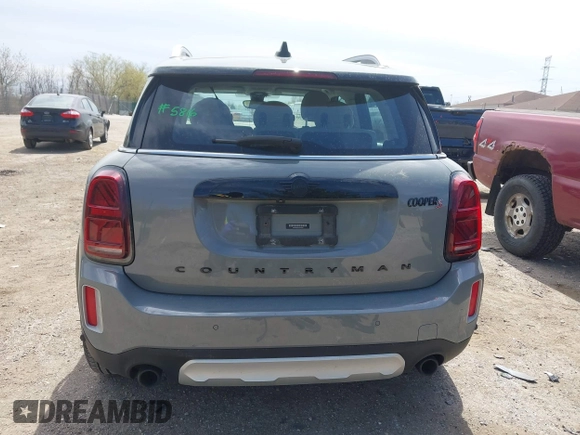 2022 MINI Countryman Cooper S with VIN WMZ83BR03N3N56348, listed as a IAAI auction lot 42144470 with 26,727 mi miles and . Bid and sale history available at DreamBid. Image 16.