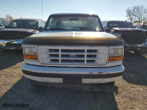 1995 Ford Bronco Custom with VIN 1FMEU15H1SLB05688, listed as a Copart auction lot 79738794 with 0 mi miles and Salvage Title. Bid and sale history available at carsss.com. Image 5.