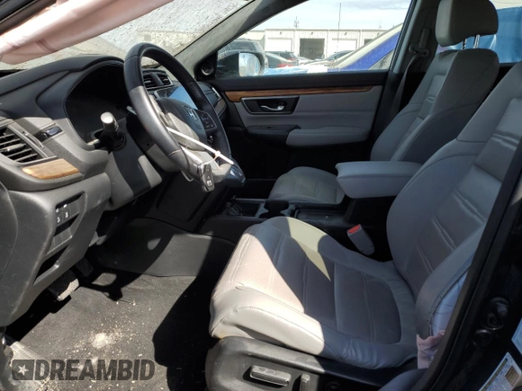 2017 Honda CR-V EX-L with VIN 5J6RW2H81HL032875, listed as a Copart auction lot 45604395 with 130,000 mi miles and Salvage Title. Bid and sale history available at DreamBid. Image 7.