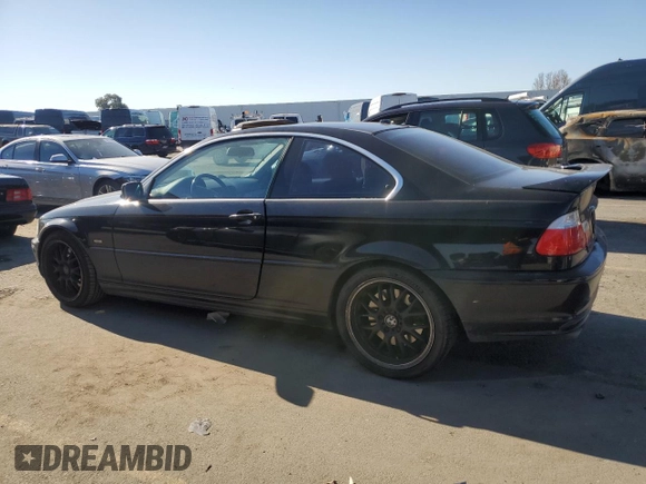 2001 BMW 3 Series 330Ci with VIN WBABN534X1JU33100, listed as a Copart auction lot 42536905 with 158,792 mi miles and Clean Title. Bid and sale history available at carsss.com. Image 2.