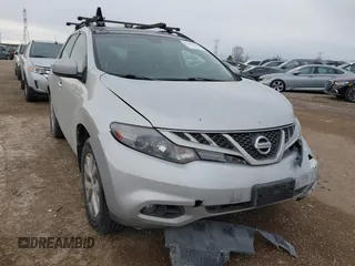 2012 Nissan Murano S with VIN JN8AZ1MW7CW200412, listed as a IAAI auction lot 41436748 with 86,305 mi miles. Bid and sale history available at carsss.com. Image 1.