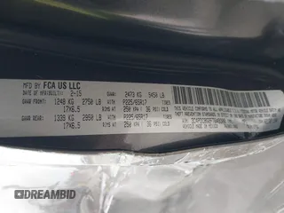2015 Dodge Journey SXT with VIN 3C4PDCBG2FT649308, listed as a IAAI auction lot 42285409 with 140,668 mi miles and . Bid and sale history available at DreamBid. Image 9.