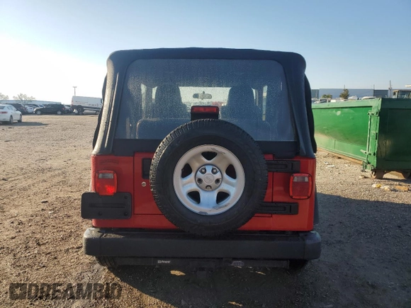 2005 Jeep Wrangler SE with VIN 1J4FA29S85P330100, listed as a Copart auction lot 85862984 with 75,526 mi miles and Salvage Title. Bid and sale history available at carsss.com. Image 6.