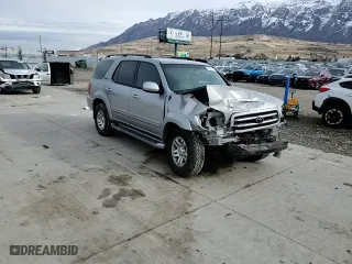 2003 Toyota Sequoia Limited with VIN 5TDBT48A53S166018, listed as a Copart auction lot 47781875 with 201,072 mi miles and Salvage Title. Bid and sale history available at carsss.com. Image 12.