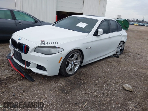 2013 BMW 5 Series 535i xDrive with VIN WBAFU7C53DDU75815, listed as a IAAI auction lot 41881724 with 46,242 mi miles and . Bid and sale history available at carsss.com. Image 2.
