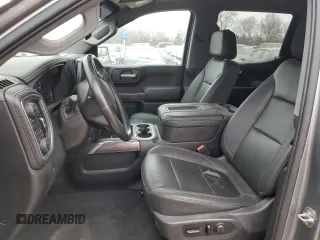 2021 Chevrolet Silverado 1500 LTZ with VIN 1GCUYGET5MZ135627, listed as a Copart auction lot 46025674 with Not Provided miles and Salvage Title. Bid and sale history available at DreamBid. Image 7.