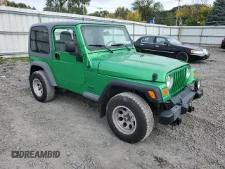 2005 Jeep Wrangler Sport with VIN 1J4FA49S95P315455, listed as a Copart auction lot 73159804 with 108,419 mi miles and Salvage Title. Bid and sale history available at carsss.com. Image 4.