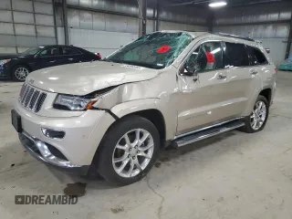 2014 Jeep Grand Cherokee Summit с VIN 1C4RJFJGXEC148813, выставлен на аукционе Copart как лот 55896955 с пробегом 211 258 миль миль и Списание • Salvage title. История ставок и продаж доступна на DreamBid. Изображение 1.