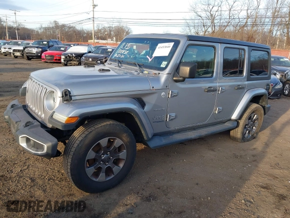 2018 Jeep Wrangler Unlimited Sahara z VIN 1C4HJXEN4JW173435, wystawiony jako IAAI lot #41453040 z przebiegiem 51 530 mil mil oraz . Historia ofert i sprzedaży dostępna na DreamBid. Obrazek 20.