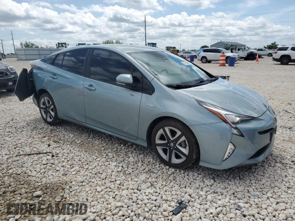 2017 Toyota Prius Two with VIN JTDKARFU5H3536196, listed as a Copart auction lot 53758985 with 116,757 mi miles and Salvage Title. Bid and sale history available at DreamBid. Image 4.