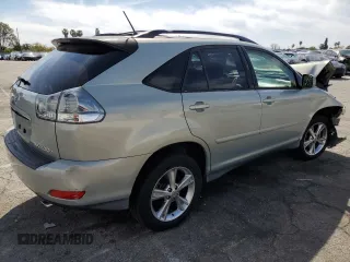 2006 Lexus RX 400h with VIN JTJHW31U660034714, listed as a Copart auction lot 48347105 with 109,176 mi miles and Salvage Title. Bid and sale history available at DreamBid. Image 3.