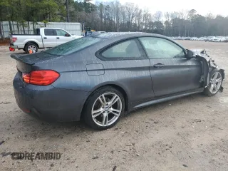 2015 BMW 4 Series 428i xDrive with VIN WBA3N5C59FK198817, listed as a Copart auction lot 50234525 with 134,233 mi miles and Salvage title. Bid and sale history available at DreamBid. Image 3.