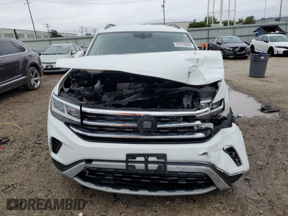 2021 Volkswagen Atlas SE с VIN 1V2LP2CA7MC525505, выставлен на аукционе Copart как лот 57610555 с пробегом 58 024 миль миль и Списание • Salvage title. История ставок и продаж доступна на DreamBid. Изображение 5.