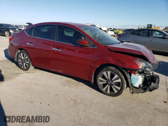 2019 Nissan Sentra S with VIN 3N1AB7AP5KY360122, listed as a Copart auction lot 47047585 with 80,859 mi miles and Salvage Title. Bid and sale history available at carsss.com. Image 4.