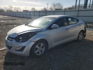 2014 Hyundai Elantra SE with VIN 5NPDH4AE4EH462714, listed as a Copart auction lot 51678175 with 188,850 mi miles and Salvage Title. Bid and sale history available at DreamBid. Image 1.