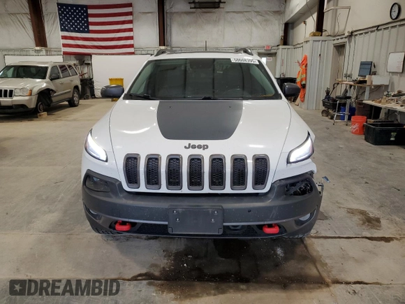 2017 Jeep Cherokee Trailhawk L Plus with VIN 1C4PJMBB4HD214429, listed as a Copart auction lot 58608395 with 117,403 mi miles and Clean title. Bid and sale history available at DreamBid. Image 5.