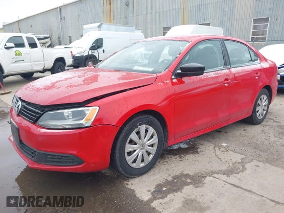 2013 Volkswagen Jetta Sedan S with VIN 3VW2K7AJ9DM382421, listed as a IAAI auction lot 41738229 with 213,908 mi miles. Bid and sale history available at carsss.com. Image 2.