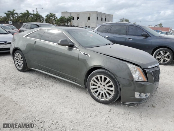 2011 Cadillac CTS Coupe Performance with VIN 1G6DJ1ED6B0146389, listed as a Copart auction lot 85024094 with 0 mi miles and Clean Title. Bid and sale history available at carsss.com. Image 4.