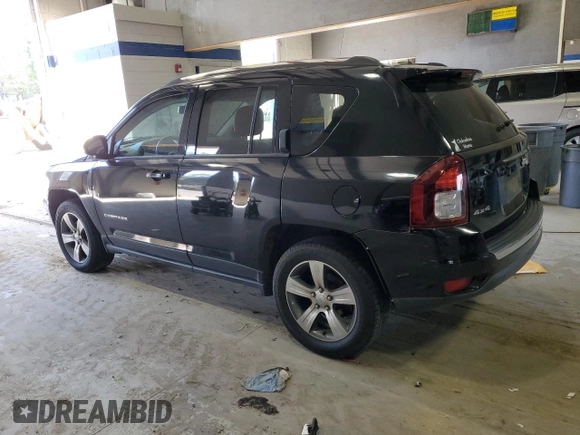 2016 Jeep Compass High Altitude Edition with VIN 1C4NJDEBXGD696289, listed as a Copart auction lot 53302455 with 62,769 mi miles and Salvage Title. Bid and sale history available at carsss.com. Image 2.
