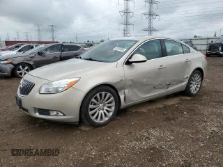 2011 Buick Regal CXL RL2 with VIN 2G4GP5ECXB9176424, listed as a Copart auction lot 61353695 with 84,820 mi miles and Salvage title. Bid and sale history available at DreamBid. Image 1.