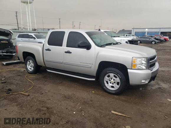 2007 Chevrolet Silverado 1500 LTZ with VIN 3GCEK13M77G517211, listed as a Copart auction lot 48756305 with 111,933 mi miles and Salvage Title. Bid and sale history available at carsss.com. Image 4.