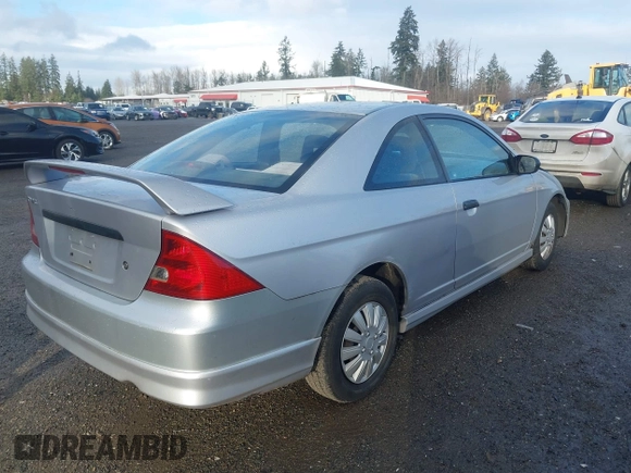 2002 Honda Civic with VIN 1HGEM21282L052422, listed as a IAAI auction lot 41671278 with 168,125 mi miles and . Bid and sale history available at DreamBid. Image 4.