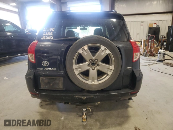 2008 Toyota RAV4 Sport with VIN JTMBK32V286044362, listed as a Copart auction lot 50652635 with 260,079 mi miles and Salvage Title. Bid and sale history available at carsss.com. Image 6.