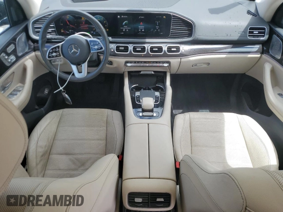 2020 Mercedes-Benz GLS 450 with VIN 4JGFF5KE7LA183941, listed as a Copart auction lot 57597715 with 68,978 mi miles and Salvage title. Bid and sale history available at DreamBid. Image 8.